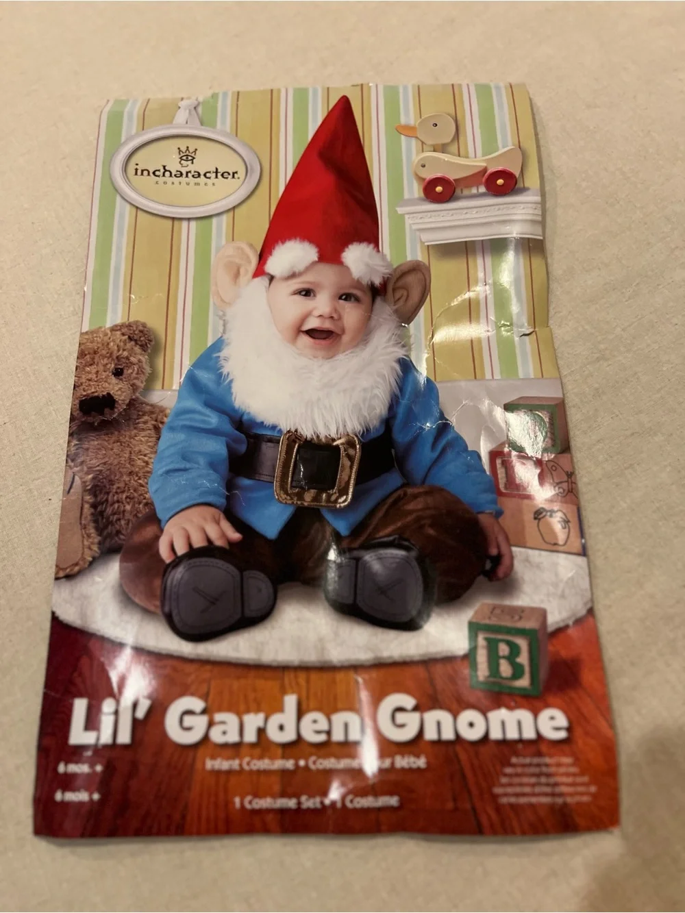 Lil’ Garden Gnome Halloween Costume 6 to 12 months